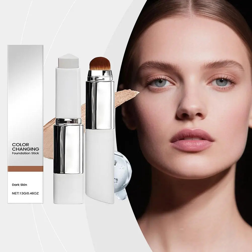2-in-1 Color-Changing Foundation Stick – Lightweight, Moisturising & Full Coverage