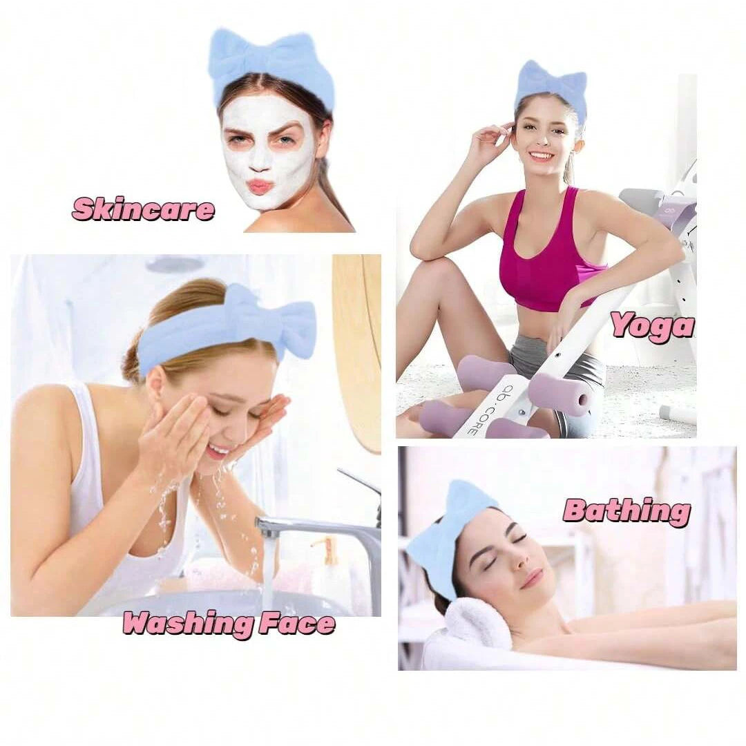 7-piece Home Skincare Set: Facial Cleansing Brush, Mask Sponge, Hair Band, Storage Bag, Multi-functional Beauty Tools