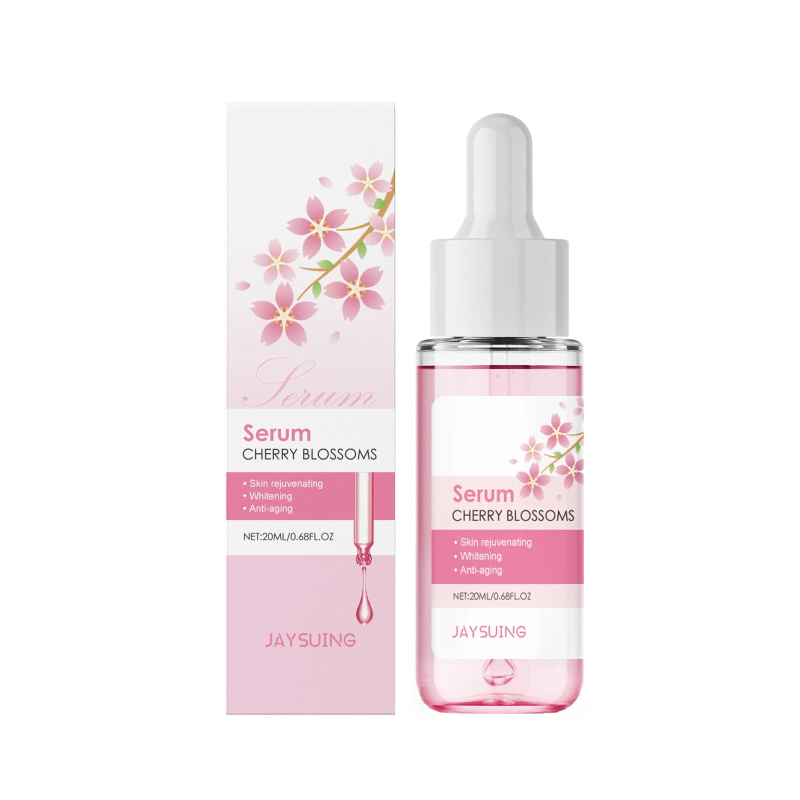 Sakura Skincare Set for Women – Moisturiser, Serum, Toner, Cleanser & Eye Cream Anti-Wrinkle Kit