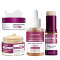 Calcium Skincare Set -Anti Aging Firming Serum Cream Fade Fine Lines Brighten Eye Patches Multi Balm Collagen Boosting Face Care
