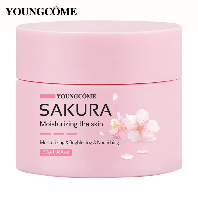 Sakura Cherry Blossom Essence Cream – Anti-Aging Moisturiser for Dry & Rough Skin