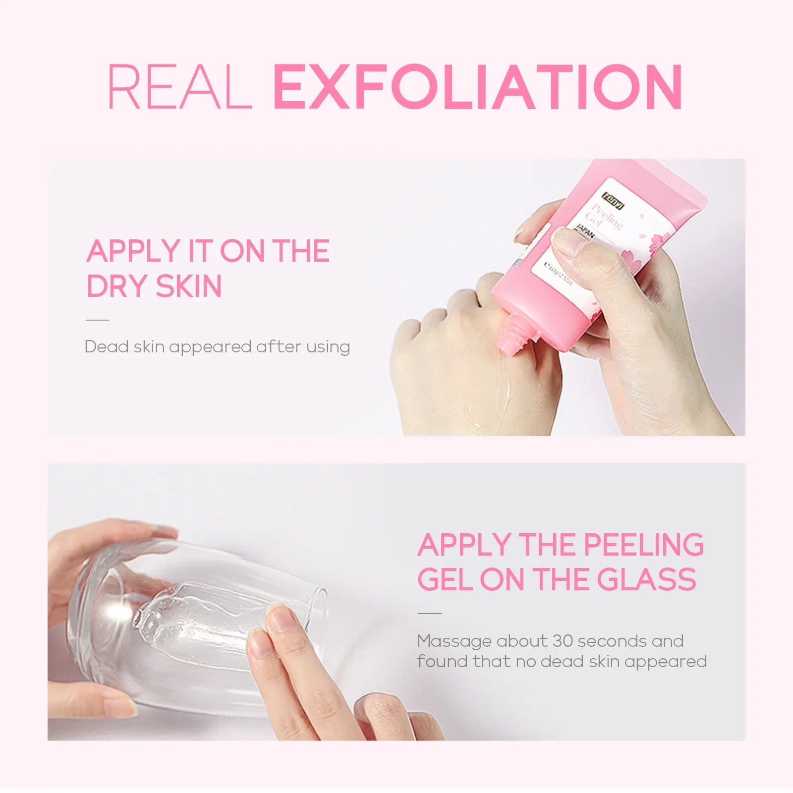 Sakura Face Deep Cleaning Exfoliating Gel – Whitening, Moisturising & Skin Repair Facial Scrub 60g