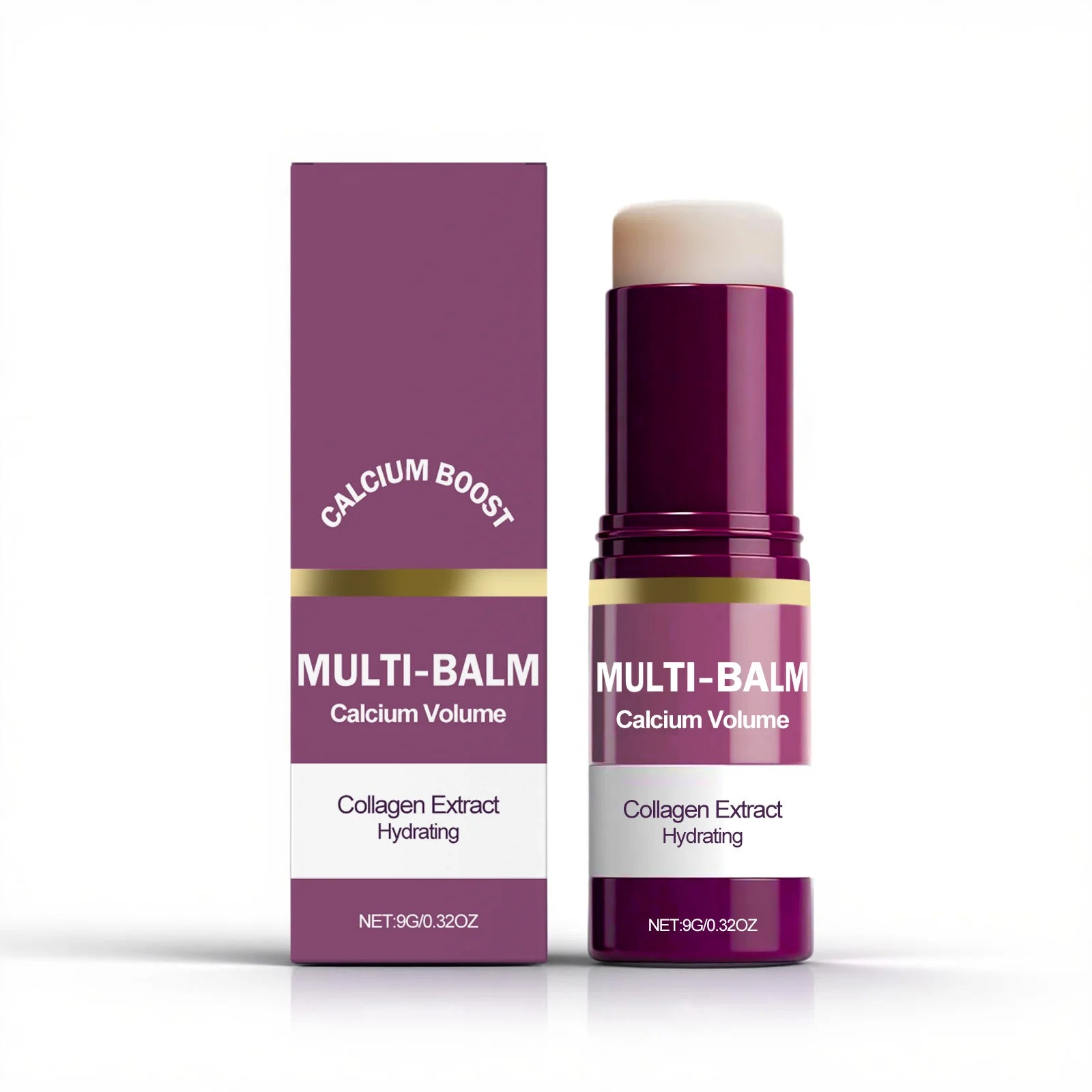 Calcium Skincare Set -Anti Aging Firming Serum Cream Fade Fine Lines Brighten Eye Patches Multi Balm Collagen Boosting Face Care