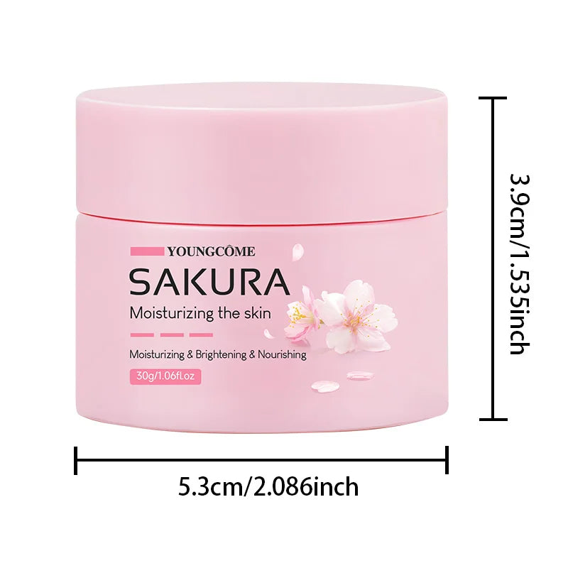 Sakura Cherry Blossom Essence Cream – Anti-Aging Moisturiser for Dry & Rough Skin