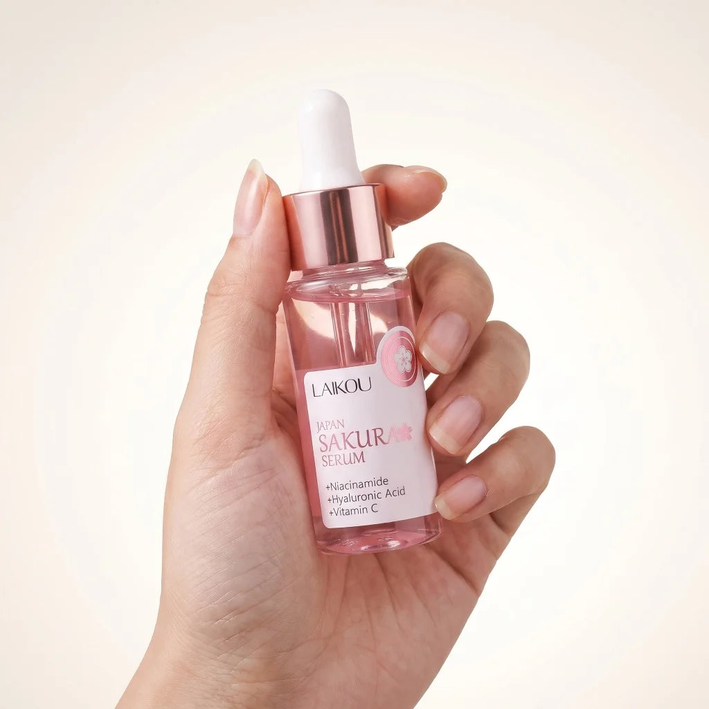 Sakura Facial Serum – Niacinamide, Hyaluronic Acid & Vitamin C for Bright, Hydrated Skin