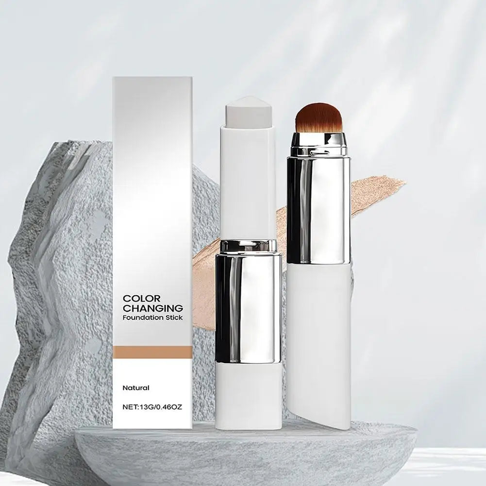 2-in-1 Color-Changing Foundation Stick – Lightweight, Moisturising & Full Coverage