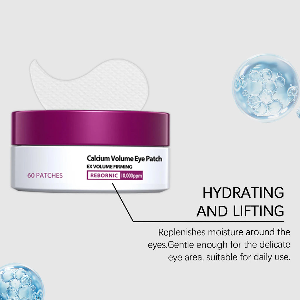 Calcium Skincare Set -Anti Aging Firming Serum Cream Fade Fine Lines Brighten Eye Patches Multi Balm Collagen Boosting Face Care