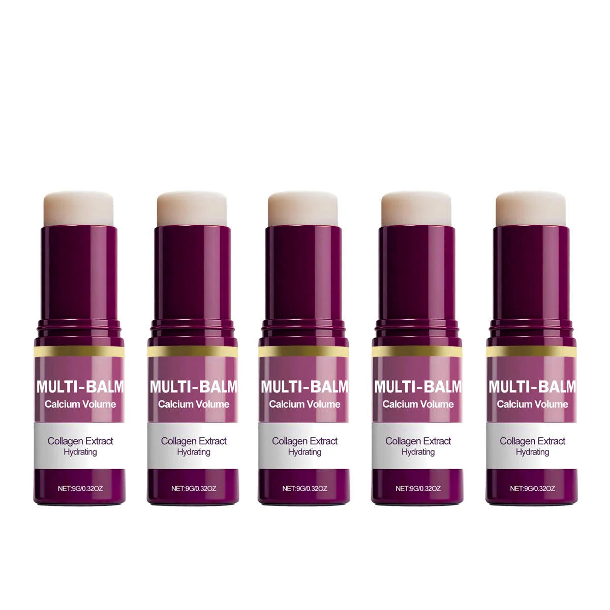 Calcium Skincare Set -Anti Aging Firming Serum Cream Fade Fine Lines Brighten Eye Patches Multi Balm Collagen Boosting Face Care